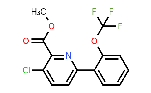 1261866-04-9 | Methyl 3-chloro-6-(2-(trifluoromethoxy)phenyl)picolinate