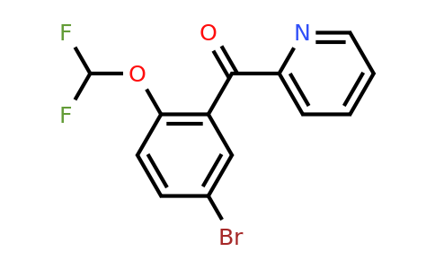 1261866-25-4 | 2-(5-Bromo-2-(difluoromethoxy)benzoyl)pyridine