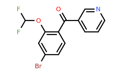 1261866-32-3 | 3-(4-Bromo-2-(difluoromethoxy)benzoyl)pyridine