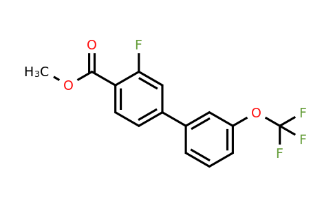 1261866-52-7 | Methyl 3-fluoro-3'-(trifluoromethoxy)biphenyl-4-carboxylate