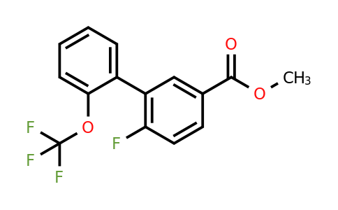 1261866-61-8 | Methyl 6-fluoro-2'-(trifluoromethoxy)biphenyl-3-carboxylate