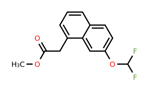 1261868-19-2 | Methyl 2-(difluoromethoxy)naphthalene-8-acetate