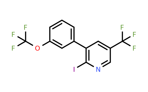 1261868-60-3 | 2-Iodo-3-(3-(trifluoromethoxy)phenyl)-5-(trifluoromethyl)pyridine