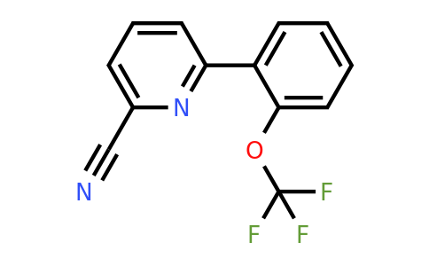1261868-75-0 | 6-(2-(Trifluoromethoxy)phenyl)picolinonitrile