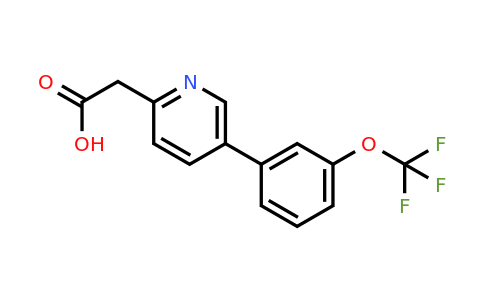 1261868-78-3 | 5-(3-(Trifluoromethoxy)phenyl)pyridine-2-acetic acid