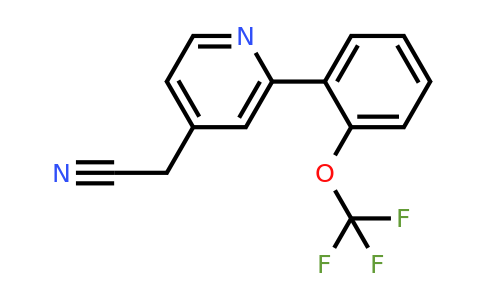 1261868-80-7 | 2-(2-(Trifluoromethoxy)phenyl)pyridine-4-acetonitrile