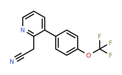 1261868-83-0 | 3-(4-(Trifluoromethoxy)phenyl)pyridine-2-acetonitrile