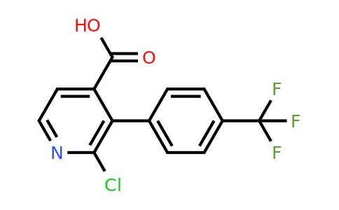 2-Chloro-3-(4-(trifluoromethyl)phenyl)isonicotinic acid