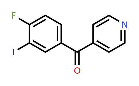 1261870-68-1 | 4-(4-Fluoro-3-iodobenzoyl)pyridine