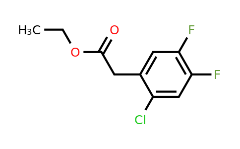 1261870-90-9 | Ethyl 2-chloro-4,5-difluorophenylacetate