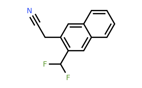 1261871-61-7 | 2-(Difluoromethyl)naphthalene-3-acetonitrile