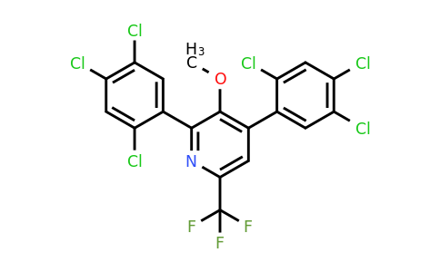 1261873-40-8 | 2,4-Bis(2,4,5-trichlorophenyl)-3-methoxy-6-(trifluoromethyl)pyridine