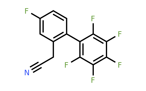 1261873-67-9 | 4,2',3',4',5',6'-Hexafluorobiphenyl-2-acetonitrile