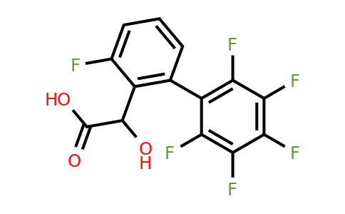 1261873-88-4 | (3,2',3',4',5',6'-Hexafluorobiphenyl-2-yl)-hydroxy-acetic acid