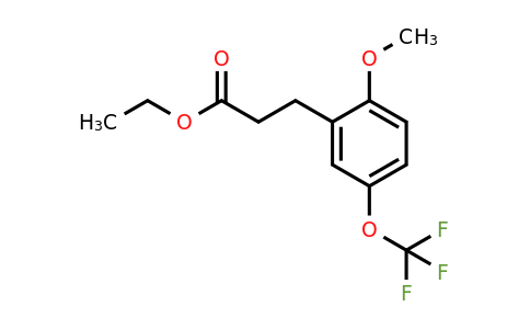 1261873-99-7 | Ethyl 3-(2'-methoxy-5'-(trifluoromethoxy)phenyl)propionate
