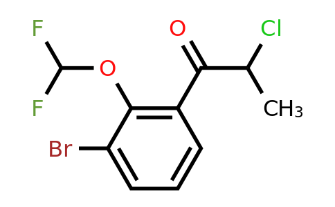 1261874-21-8 | 3'-Bromo-2-chloro-2'-(difluoromethoxy)propiophenone