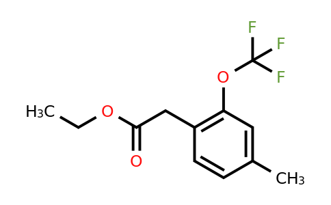 1261874-25-2 | Ethyl 4-methyl-2-(trifluoromethoxy)phenylacetate