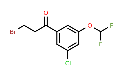 1261874-28-5 | 3-Bromo-3'-chloro-5'-(difluoromethoxy)propiophenone