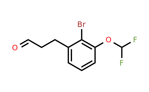 1261874-68-3 | 3-(2'-Bromo-3'-(difluoromethoxy)phenyl)propionaldehyde