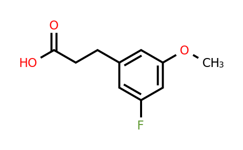 1261874-77-4 | 3-(3'-Fluoro-5'-methoxyphenyl)propionic acid