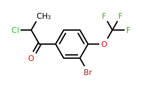 1261874-90-1 | 3'-Bromo-2-chloro-4'-(trifluoromethoxy)propiophenone
