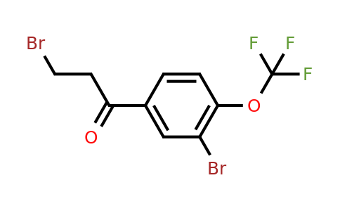 1261874-91-2 | 3,3'-Dibromo-4'-(trifluoromethoxy)propiophenone