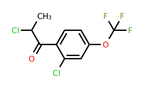 1261875-16-4 | 2,2'-Dichloro-4'-(trifluoromethoxy)propiophenone