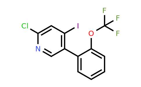 1261875-45-9 | 2-Chloro-4-iodo-5-(2-(trifluoromethoxy)phenyl)pyridine