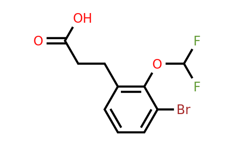 1261875-64-2 | 3-(3'-Bromo-2'-(difluoromethoxy)phenyl)propionic acid