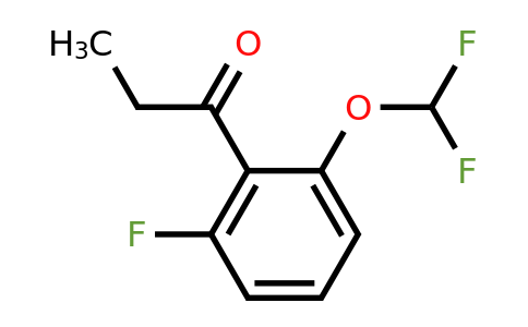 1261875-81-3 | 2'-(Difluoromethoxy)-6'-fluoropropiophenone