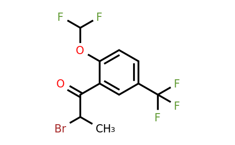 1261875-90-4 | 2-Bromo-2'-(difluoromethoxy)-5'-(trifluoromethyl)propiophenone