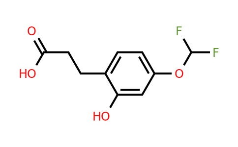 1261875-98-2 | 3-(4'-(Difluoromethoxy)-2'-hydroxyphenyl)propionic acid