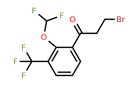 1261875-99-3 | 3-Bromo-2'-(difluoromethoxy)-3'-(trifluoromethyl)propiophenone