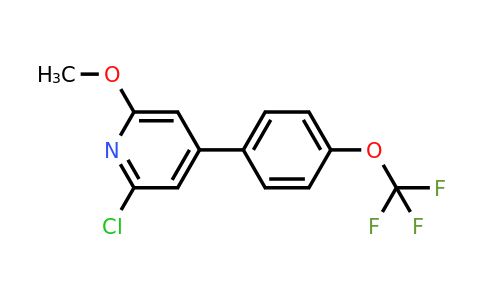 1261876-06-5 | 2-Chloro-6-methoxy-4-(4-(trifluoromethoxy)phenyl)pyridine
