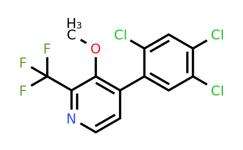 1261876-40-7 | 3-Methoxy-4-(2,4,5-trichlorophenyl)-2-(trifluoromethyl)pyridine