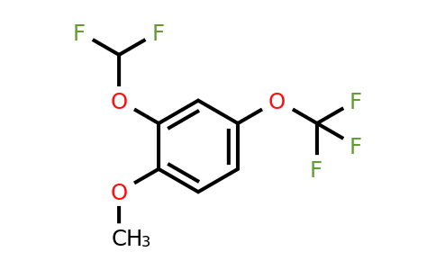 1261876-79-2 | 2-(Difluoromethoxy)-4-(trifluoromethoxy)anisole