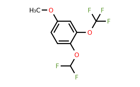 1261876-90-7 | 4-(Difluoromethoxy)-3-(trifluoromethoxy)anisole