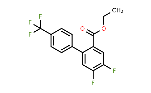 1261876-96-3 | 4,5-Difluoro-4'-(trifluoromethyl)biphenyl-2-carboxylic acid ethyl ester