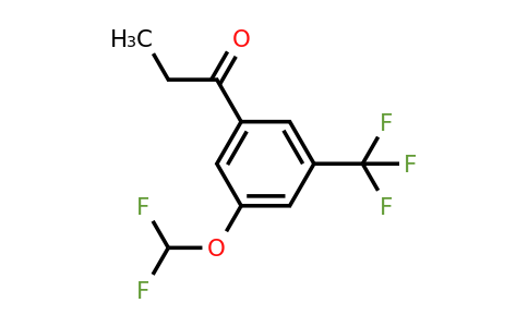 1261877-19-3 | 3'-(Difluoromethoxy)-5'-(trifluoromethyl)propiophenone
