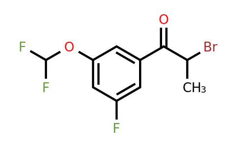 1261877-23-9 | 2-Bromo-3'-fluoro-5'-(difluoromethoxy)propiophenone