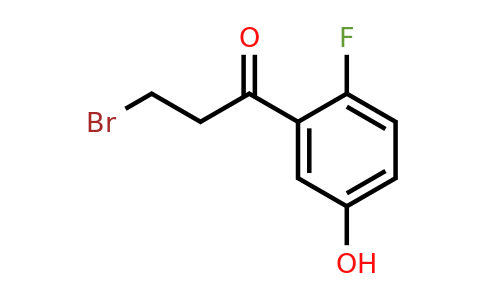 1261877-25-1 | 3-Bromo-2'-fluoro-5'-hydroxypropiophenone