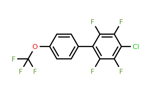1261877-38-6 | 4-Chloro-2,3,5,6-tetrafluoro-4'-(trifluoromethoxy)biphenyl