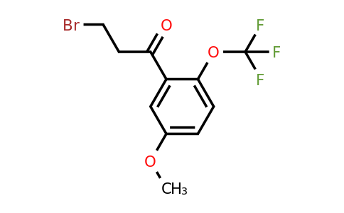 1261877-49-9 | 3-Bromo-5'-methoxy-2'-(trifluoromethoxy)propiophenone