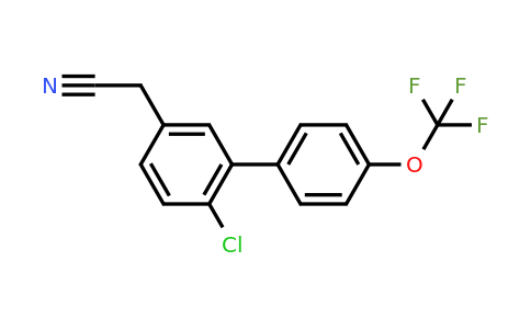 1261877-76-2 | 6-Chloro-4'-(trifluoromethoxy)biphenyl-3-acetonitrile