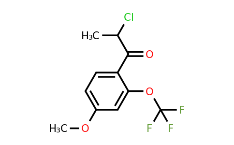 1261878-14-1 | 2-Chloro-4'-methoxy-2'-(trifluoromethoxy)propiophenone