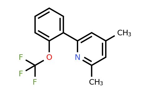 1261878-47-0 | 2,4-Dimethyl-6-(2-(trifluoromethoxy)phenyl)pyridine
