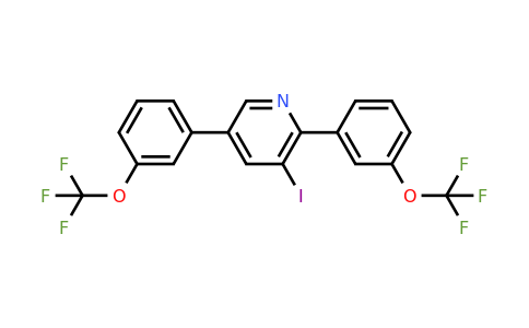 1261879-07-5 | 2,5-Bis(3-(trifluoromethoxy)phenyl)-3-iodopyridine