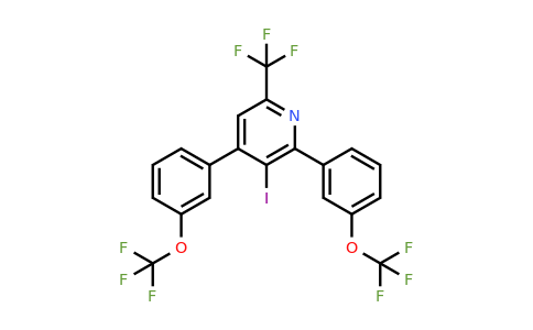 1261879-11-1 | 2,4-Bis(3-(trifluoromethoxy)phenyl)-3-iodo-6-(trifluoromethyl)pyridine