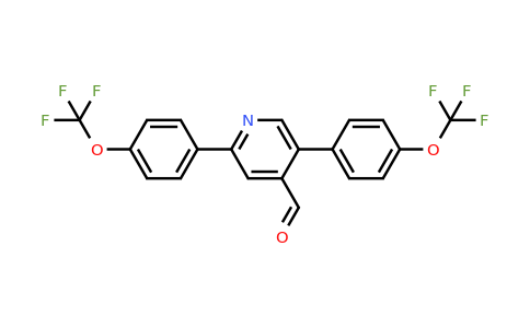 1261879-14-4 | 2,5-Bis(4-(trifluoromethoxy)phenyl)isonicotinaldehyde