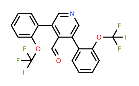 1261879-20-2 | 3,5-Bis(2-(trifluoromethoxy)phenyl)isonicotinaldehyde